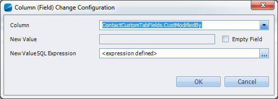 Column Field Change