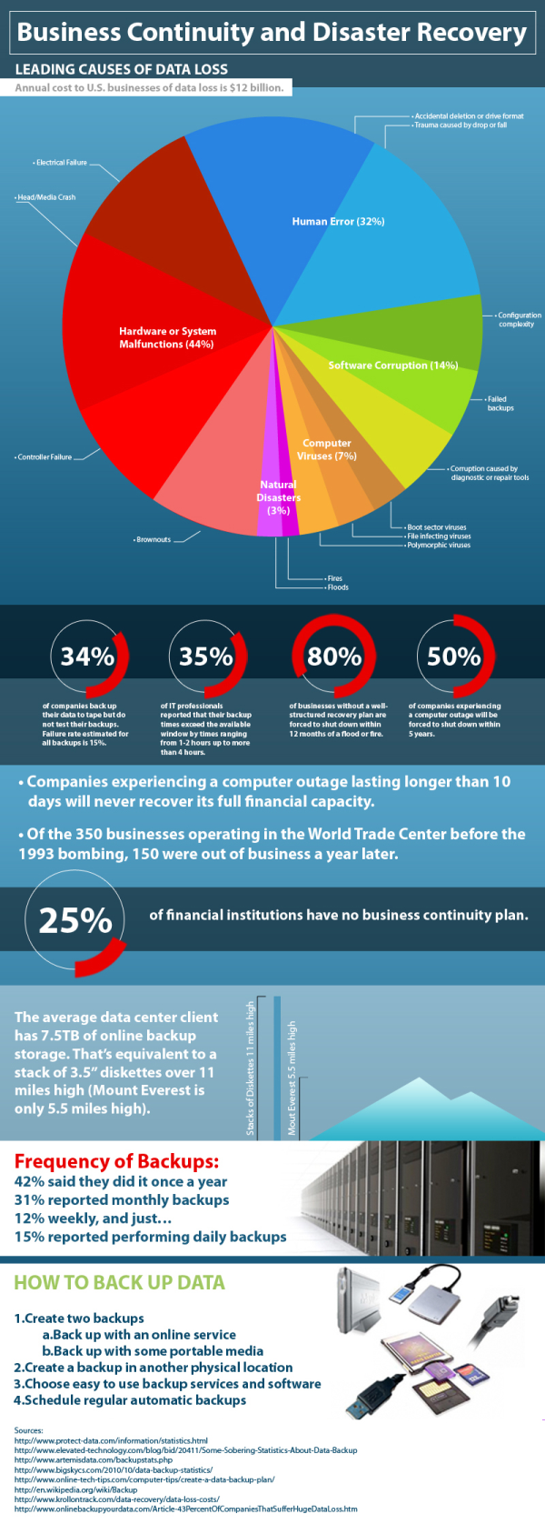 Business Continuity Infograph by Dell