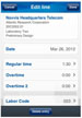 Deltek Vision Mobile iPhone Timesheet App