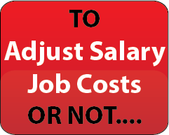 Adjust Salary Job Cost