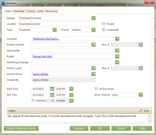 Deltek Vision Timesheet Activity Automation Deltek Vision Timesheet Activity Automation
