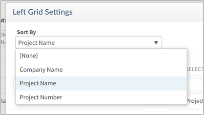 Timesheet sort options