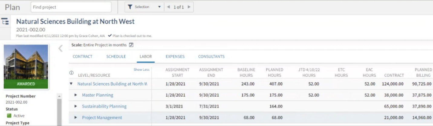 Easily Change Project Plan Dates and Hours with Deltek Vantagepoint